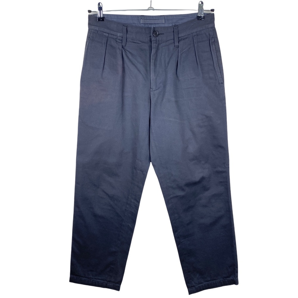 Nigel Cabourn Navy Pleat Front Chinos Men's Size 32